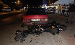 Motosiklet Kazası Kamerada: Gençler Ölümden Döndü