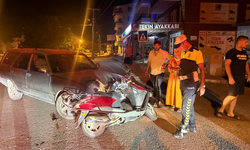 Otomobil İle Motosiklet Çarpıştı: 1 Yaralı