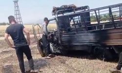 Yanan Kamyonet Kullanılmaz Hale Geldi
