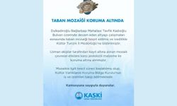 Kahramanmaraş’ta Altyapı Çalışmasında Taban Mozaiği Bulundu