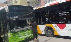 Ters Yöne Girdi, Kadın Otobüs Şoförüne Zorluk Yaşattı