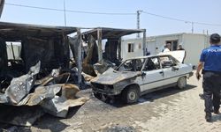 Kahramanmaraş’ta Yangın: 3 Konteyner ve 1 Araç Kül Oldu