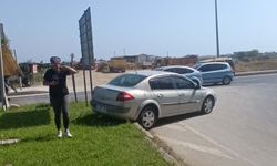Kaza Yapan Sürücü Hastaneye Gitmeyi Reddetti