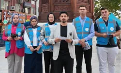 AK Parti Gençliğinden broşürlü vicdan çağrısı