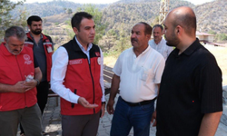 Kahramanmaraş’ta Yangın Sonrası Geçmiş Olsun Ziyareti