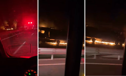 Kahramanmaraş Tekir Yolunda TIR Yangını