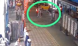 Motosikletli ile Yaya Arasında Sokak Ortasında Kavga