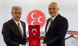 MHP Kahramanmaraş İl Başkanlığı'na Atanan Mansur Metehan’a Hayırlı Olsun Ziyareti