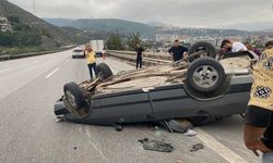 Otomobil Takla Attı: 4 Yaralı
