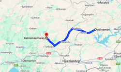 Adıyaman Kahramanmaraş arası kaç km?