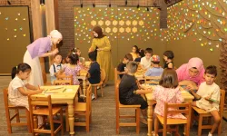 Masal atölyesi miniklerden tam not aldı