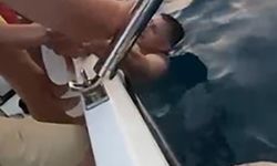 Boğulma Tehlikesi Geçiren Ukraynalı Turisti Tekneciler Kurtardı