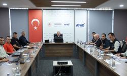 Deprem Bölgesinde Değerlendirme ve Koordinasyon Toplantısı