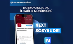 Kahramanmaraş İl Sağlık Müdürlüğü, Next Sosyal’de