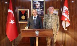 Vali Ünlüer’den Tümgeneral Tolga Genç’e Tebrik Ziyareti