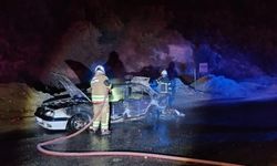 Alevler Otomobilleri Küle Çevirdi, Maddi Zarar Büyük