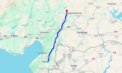 Hatay Kahramanmaraş arası kaç km?