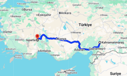 Kahramanmaraş Isparta arası kaç km?