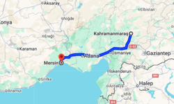 Kahramanmaraş Mersin arası kaç km?