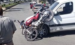 Kahramanmaraş’ta Motorcu Ölümden Döndü