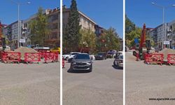 Kahramanmaraş’ta Yol Çalışması Trafiği Felç Etti