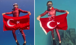 Milli Sporcu, 30 Ağustos’un Ruhunu Sular Altında Yaşattı