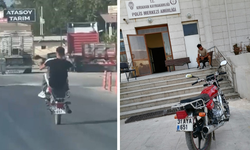 Motosikletle Ön Kaldıran Sürücüye 21 Bin TL Ceza