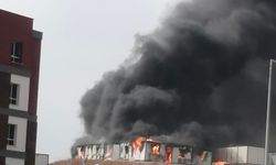 Osmaniye'de inşaat işçilerinin kaldığı konteynerde yangın