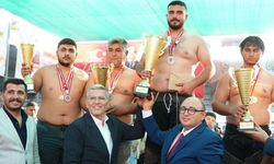 Yaylada 39. Geleneksel Güreşler Renkli Görüntülere Sahne Oldu