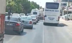 Yoğun Trafikte Ambulans Hastaneye Zor Yetişti
