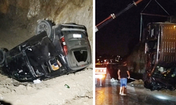 Yoldan Çıkan Araç Kanala Düştü, 3 Kişi Yaralandı