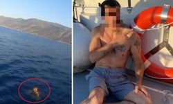 35 Yıl 7 Ay Hapis Cezalı Hükümlü Yüzerek Kaçarken Yakalandı