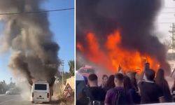 Alevlere Teslim Olan Minibüs Kullanılamaz Hale Geldi