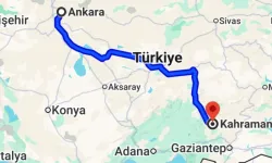 Ankara Maraş Arası Kaç Kilometre?