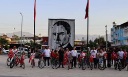 Bisiklet turuna vatandaşlardan yoğun ilgi gösterildi