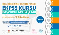 Kahramanmaraş’ta EKPSS Adaylarına Ücretsiz Kurs