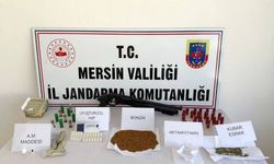 Jandarma operasyonunda uyarıcı madde ve silah ele geçirildi