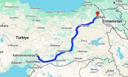 Kahramanmaraş Kars arası kaç km?