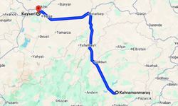 Kahramanmaraş Kayseri arası kaç km?