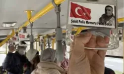 Kahramanmaraş ve Düzce'de otobüs tutacaklarına şehit isimleri yazıldı