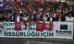 Kahramanmaraş’ta Filistin’e Destek Yürüyüşü Gerçekleştirildi