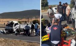 Kahramanmaraş’ta Minibüs ile Kamyonet Çarpıştı: 2 Yaralı