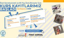 Kahramanmaraş’ta Özel Gereksinimli ve Yaşlılara Yeni Eğitim Atölyeleri