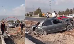 Kahramanmaraş’ta Refüje Çıkan Otomobil'de 1 Kişi Yaralandı