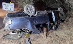 Kazaya Karışan Otomobilde 1 Kişi Öldü, 3 Kişi Yaralı Kurtarıldı