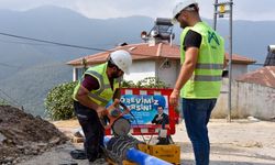 Kesintisiz Su İçin 2 Bin 400 Metrelik Hat Döşendi