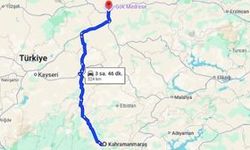 Kahramanmaraş Sivas Arası Kaç Km?