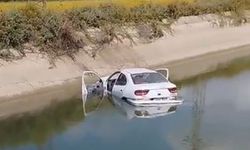 Otomobil sulama kanalına devrildi: 1 ölü, 2 yaralı