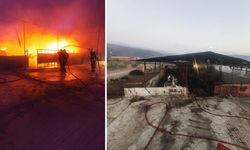 Samanlık Yangını İtfaiyenin Müdahalesiyle Söndürüldü