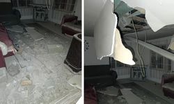 Deprem Manisa'da Eve Zarar Verdi! Tavan Çöktü